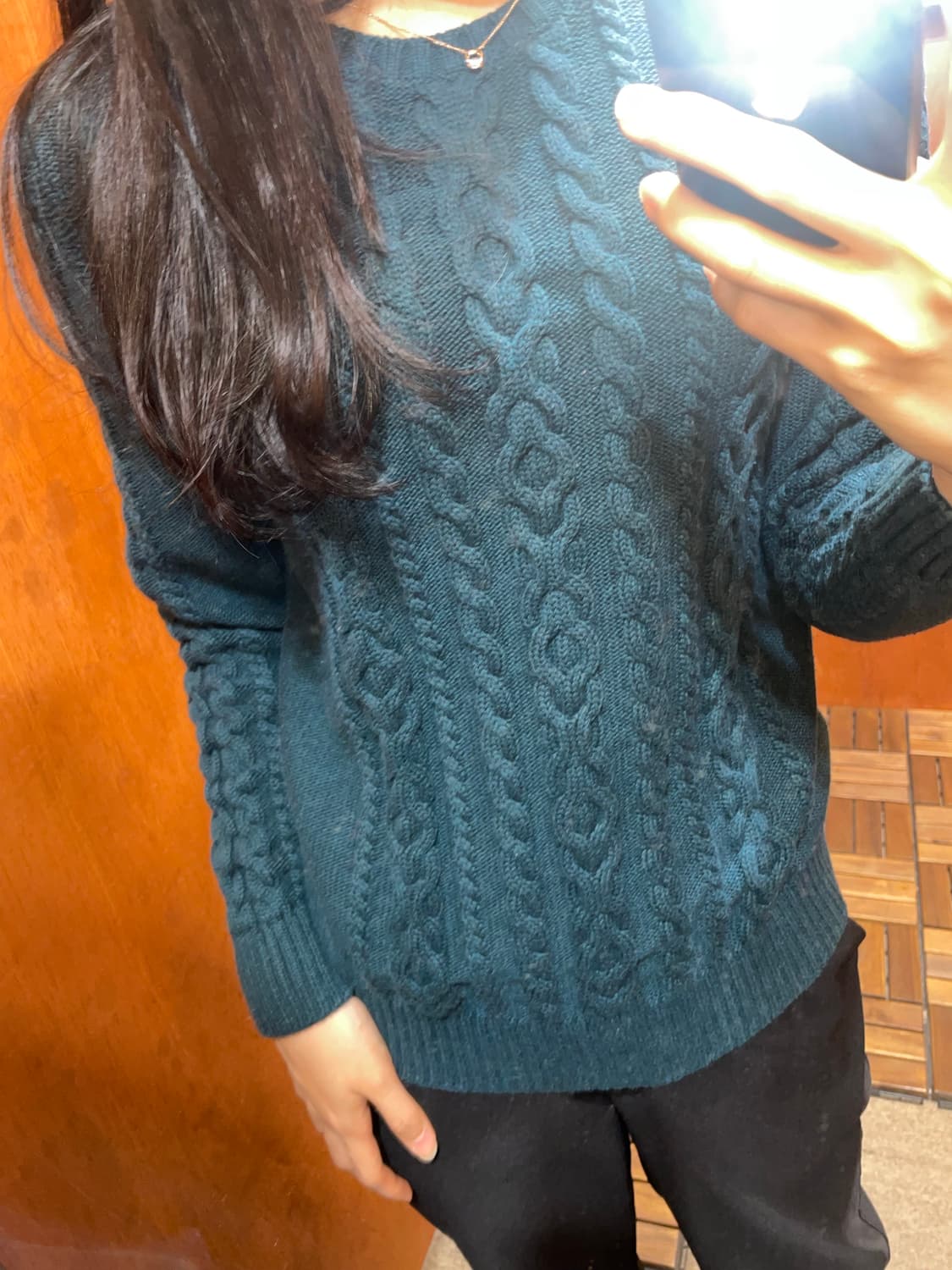 (L) L.L.Bean 엘엘빈 케이블 니트 상품이미지2