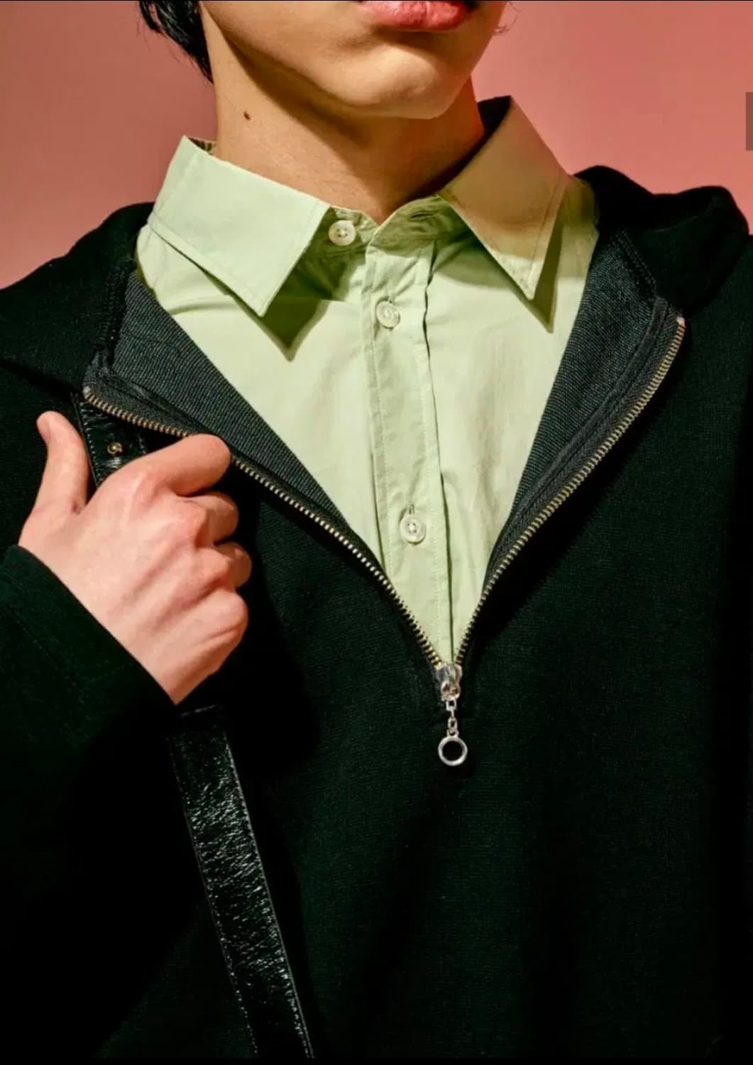노클 원포켓 셔츠 그린 2 상품이미지4
