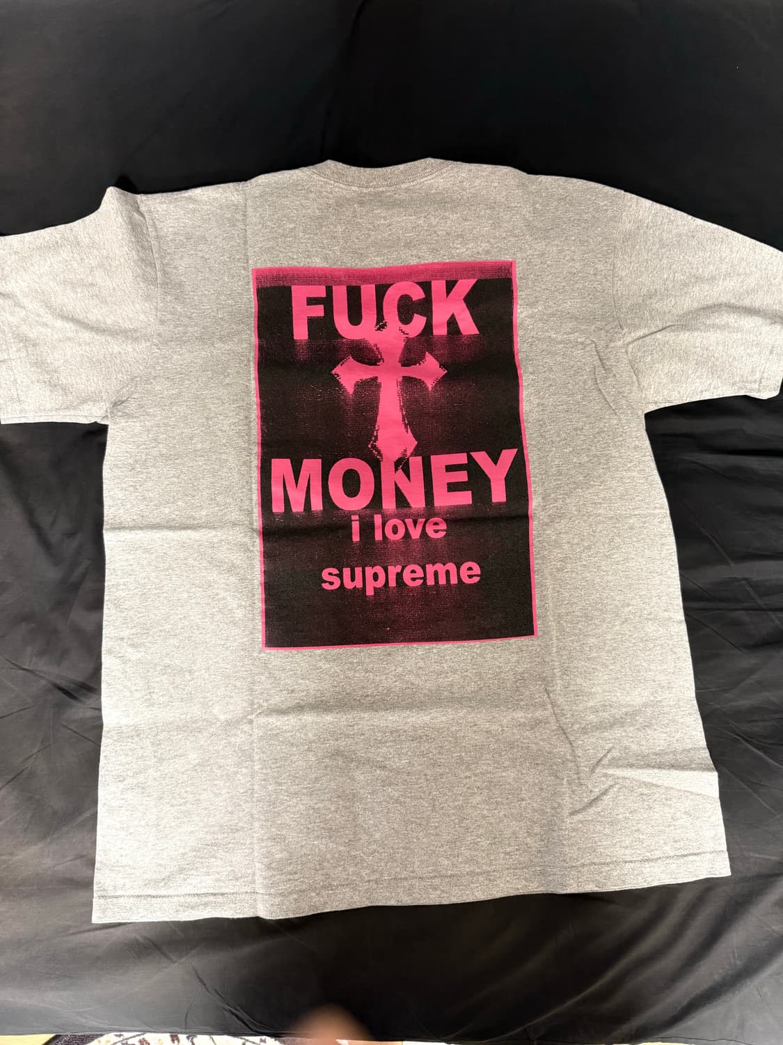 [M]슈프림 퍽 머니 티셔츠 헤더 그레이 - 24FW 상품이미지3