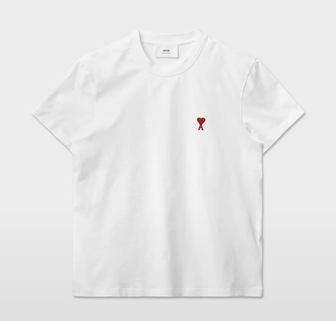 아미 스몰 하트 반팔티 상품이미지1
