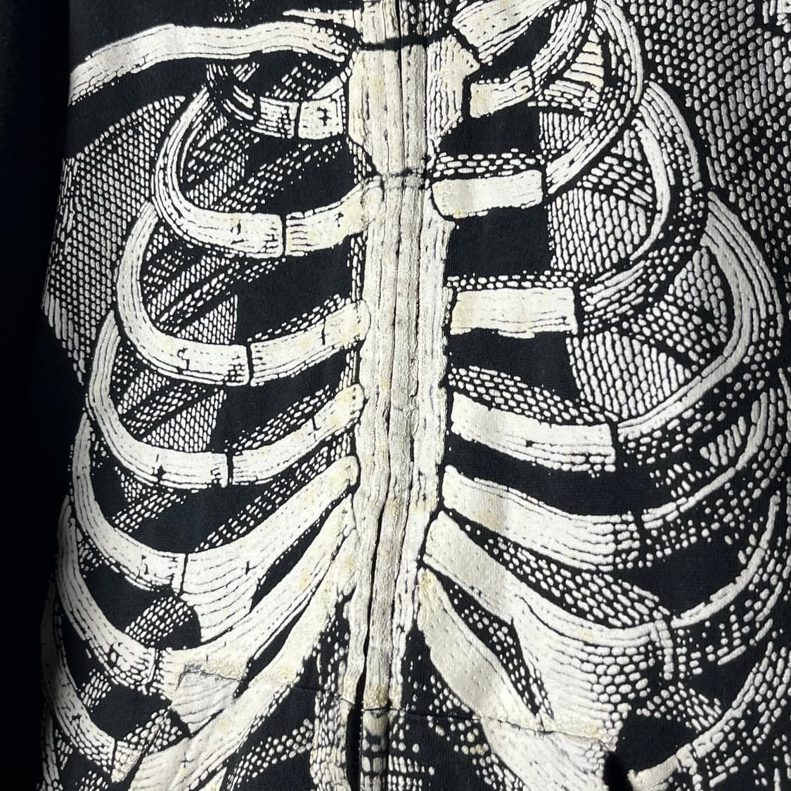 [Fine mess] 파인메스 펑크 스켈레톤 후드집업 상품이미지5