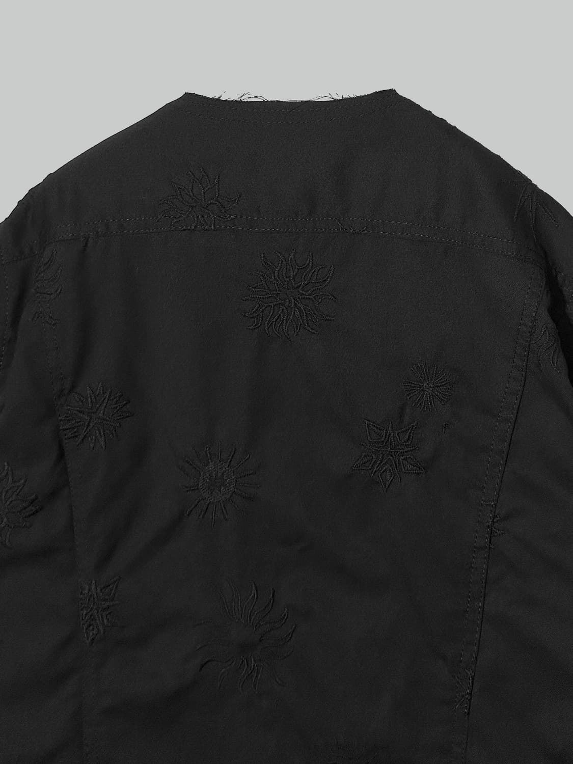 꼼데가르송 블랙 자수 트러커 자켓 상품이미지4