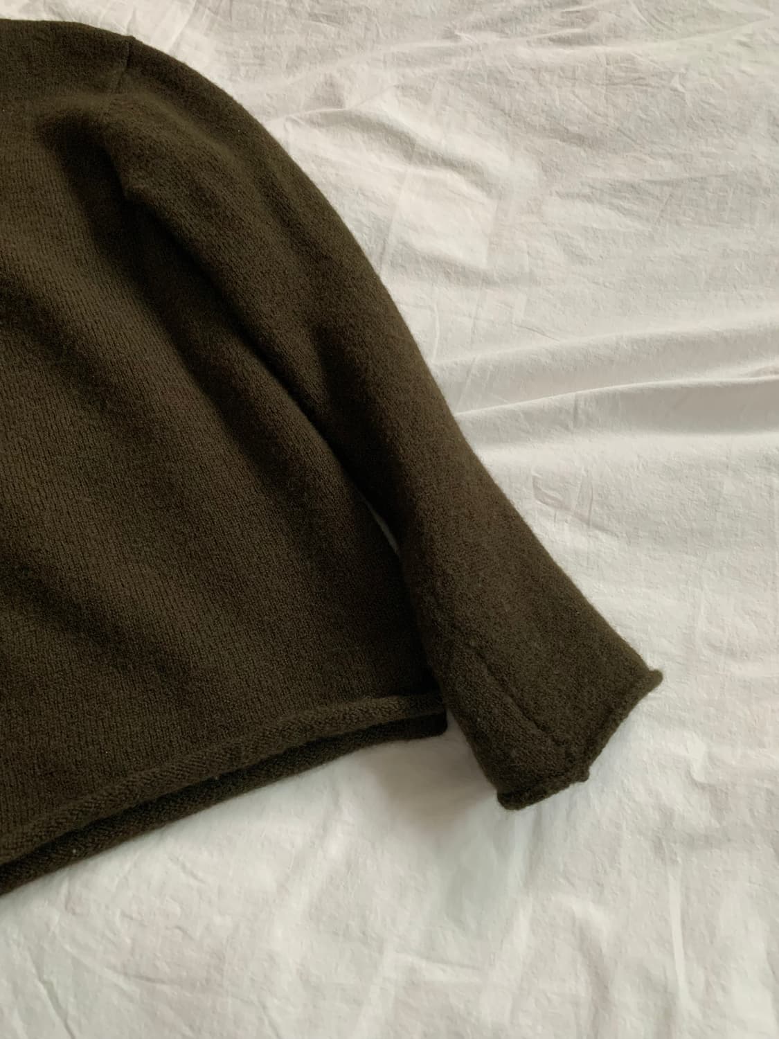 딥카키 베이직 가디건 상품이미지3