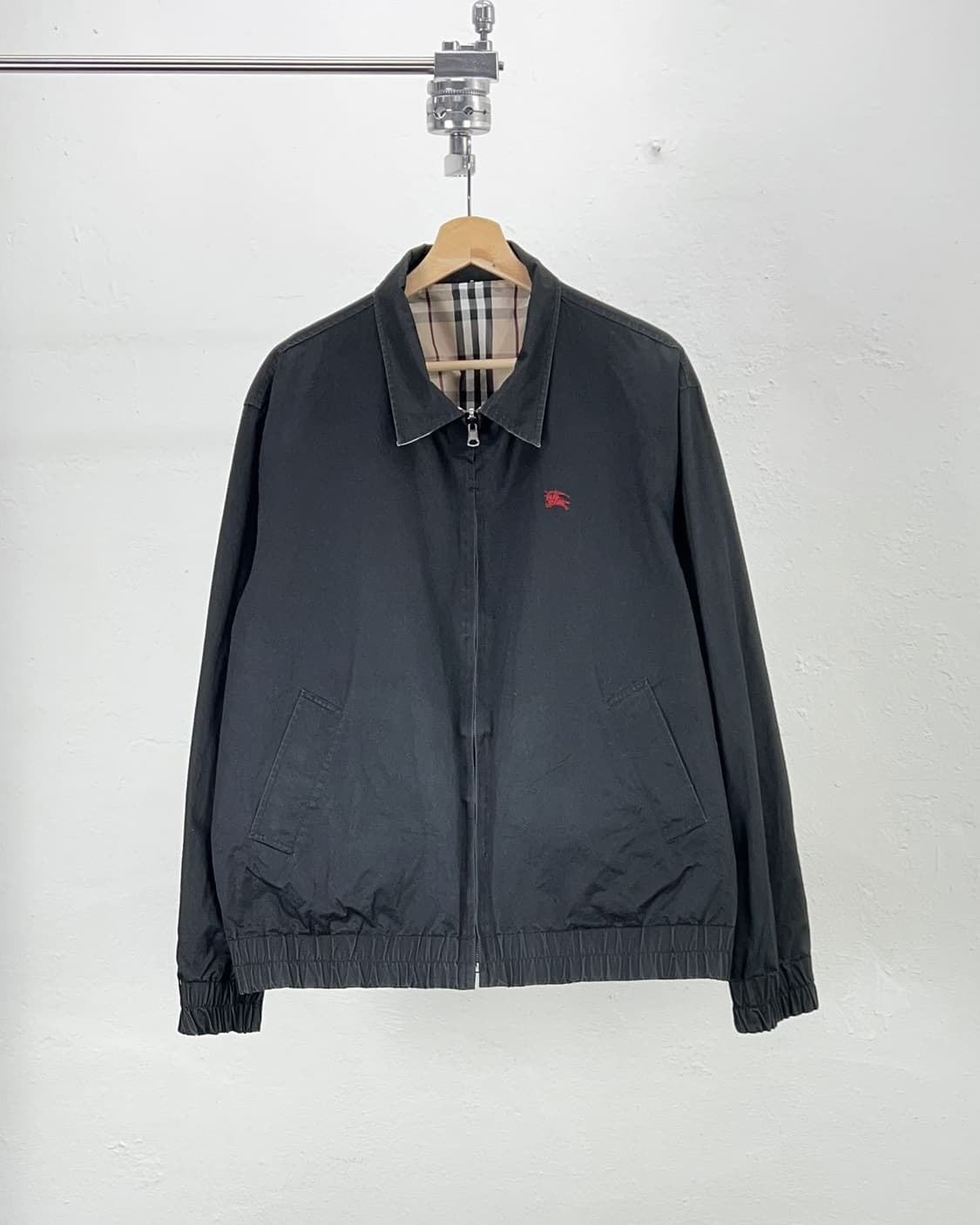 버버리 리버서블 노바 체크 카라 해링턴 자켓 상품이미지2