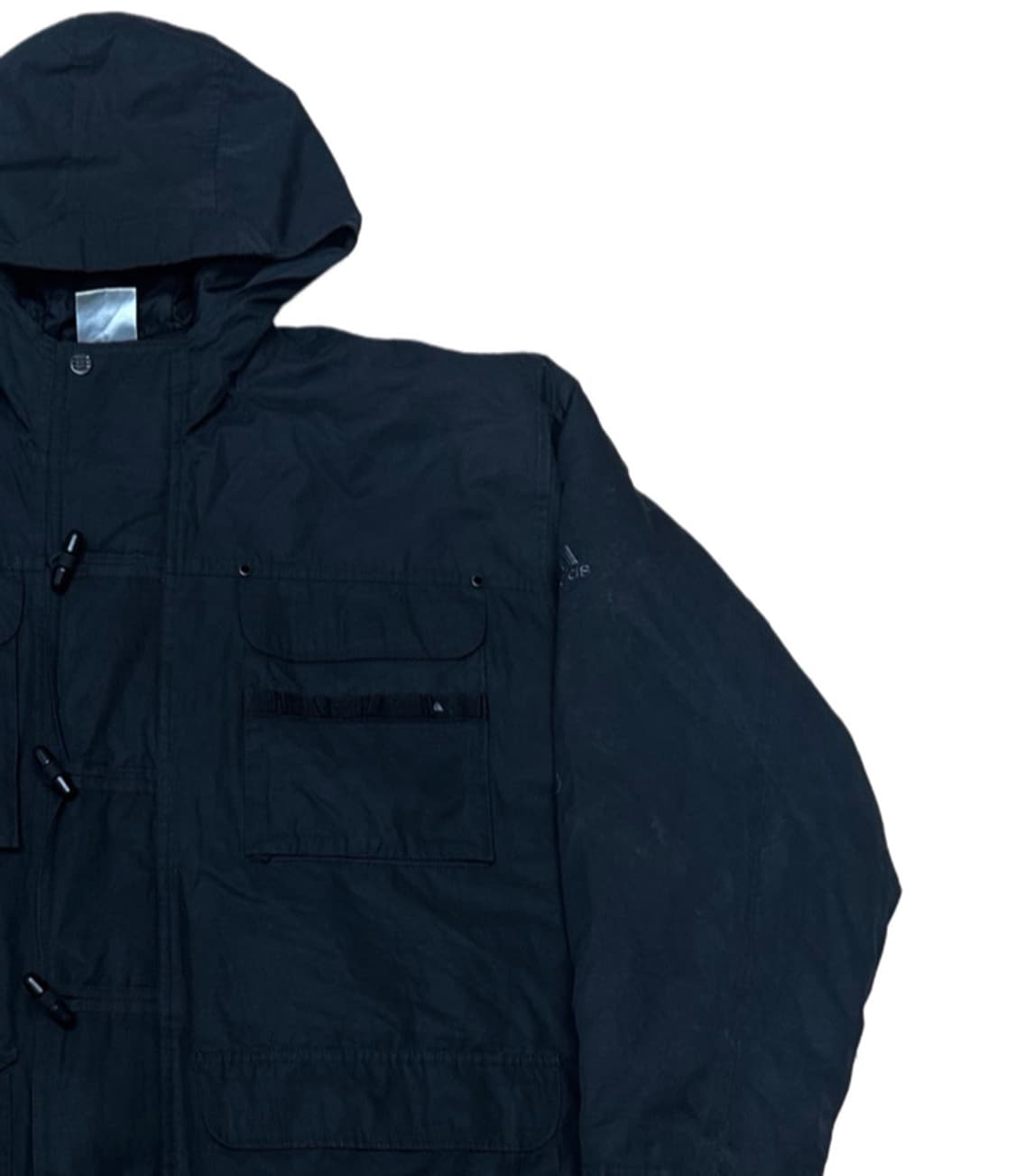 아디다스 00s 블랙 더플코트자켓 110 상품이미지2