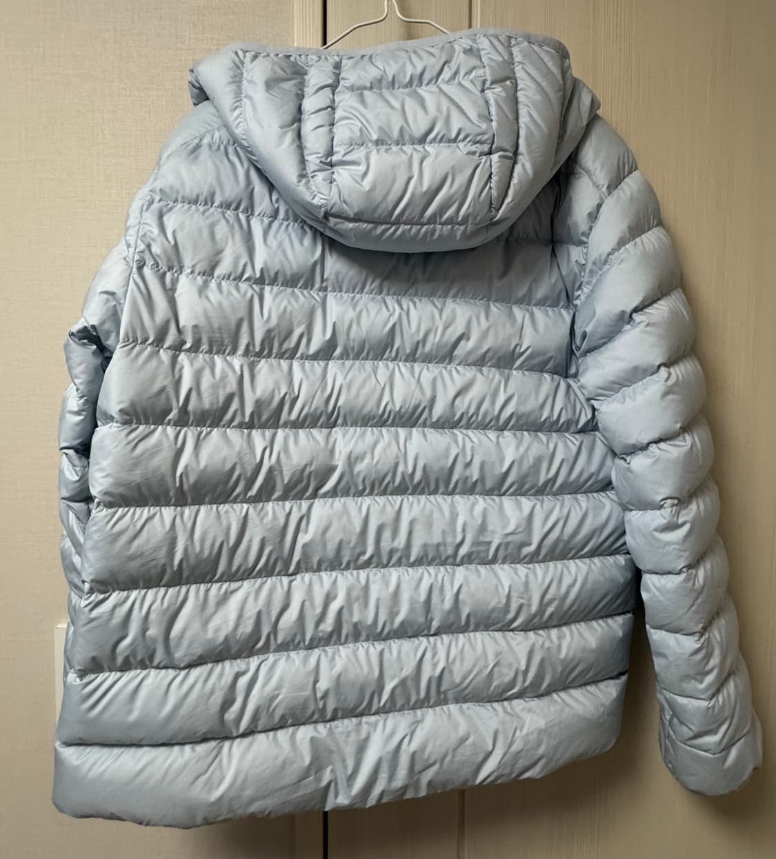 무신사 스탠다드  시티 레저 후디드 라이트 다운 자켓 클라우디 블루 M 상품이미지10