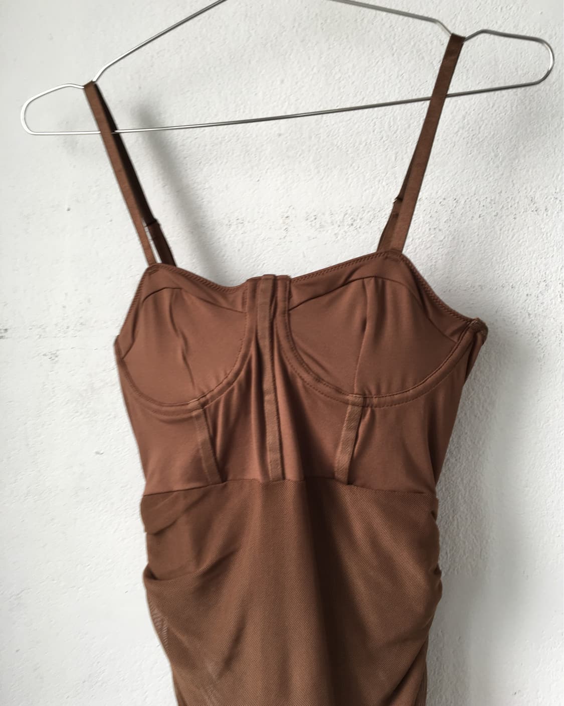 Side shirring point sleeveless onepiece 상품이미지4