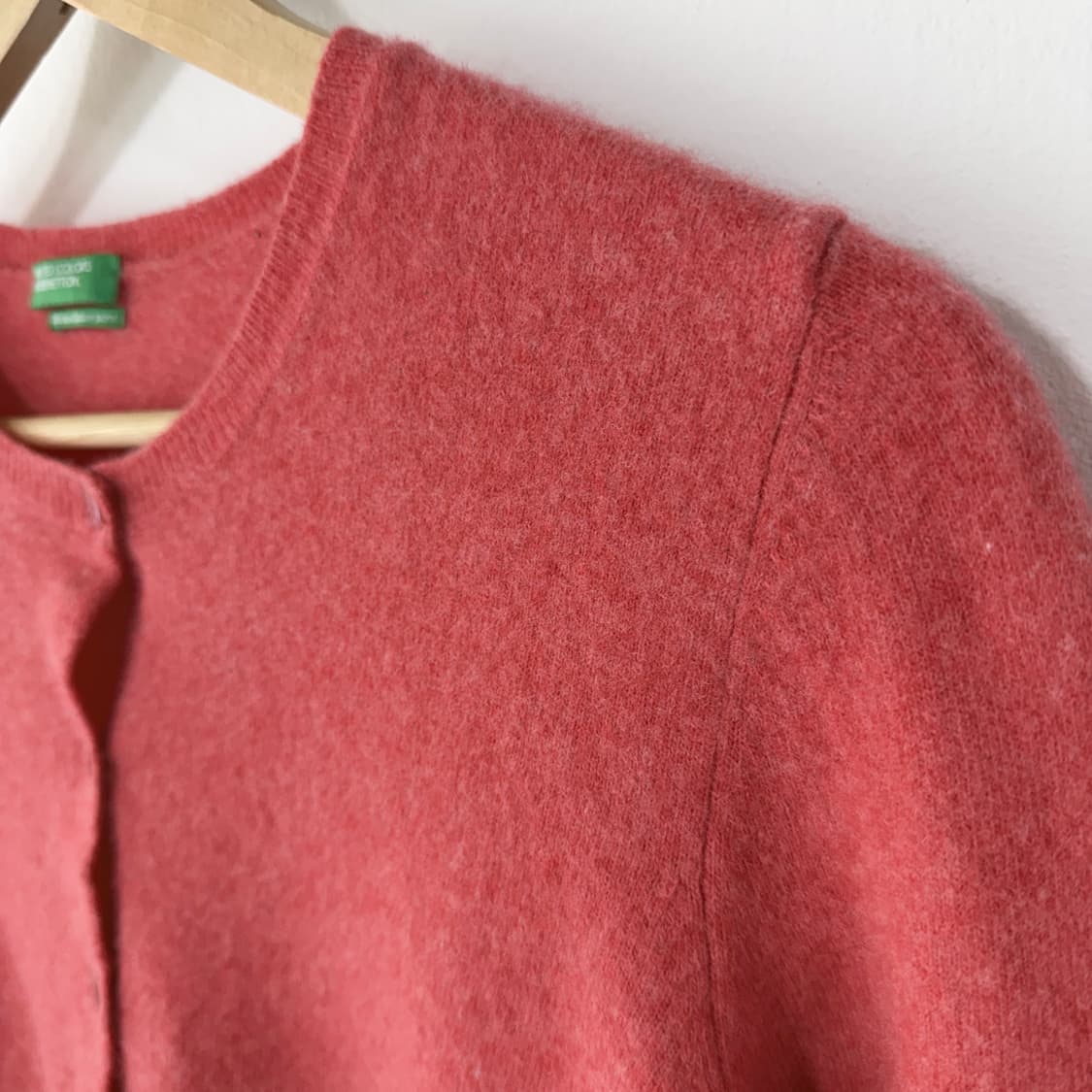 [XL] 베네통 라운드넥 울 가디건 상품이미지3