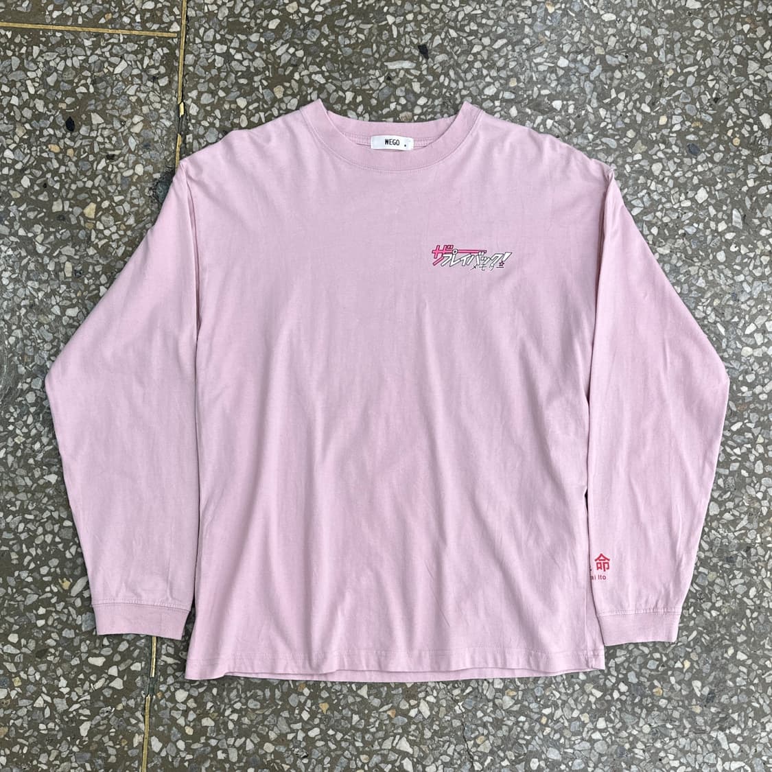 위고 아카이 이토 롱슬리브 티셔츠 M 상품이미지2