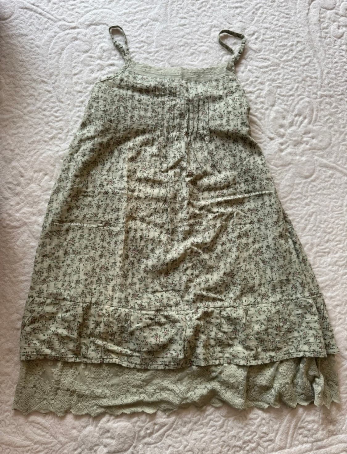 빈티지 레이어드 원피스 상품이미지1