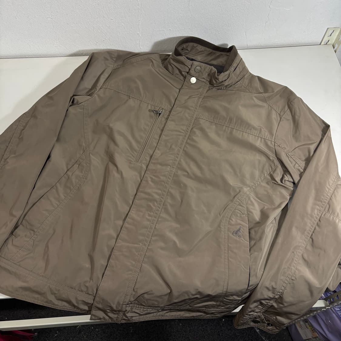 L 105 빈폴 카키 주머니로고 바막자켓 상품이미지1