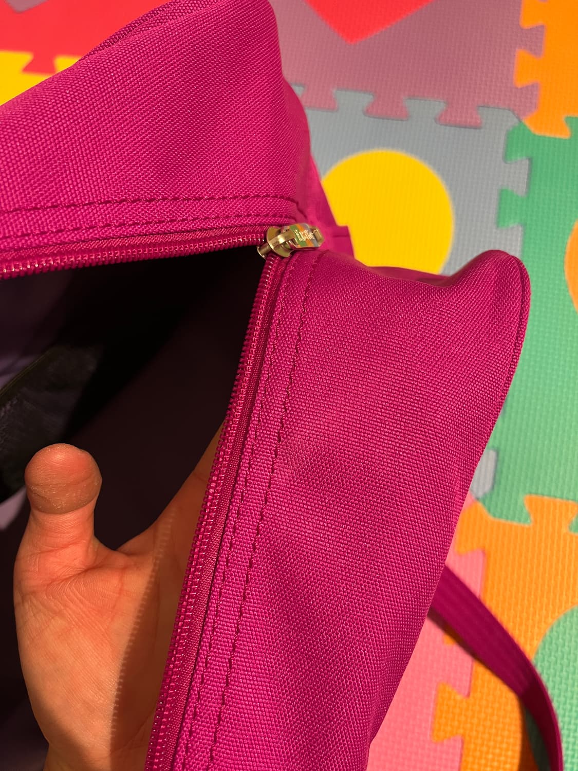 이스트보이 자주색 스쿨백 + 키링🍓 상품이미지6