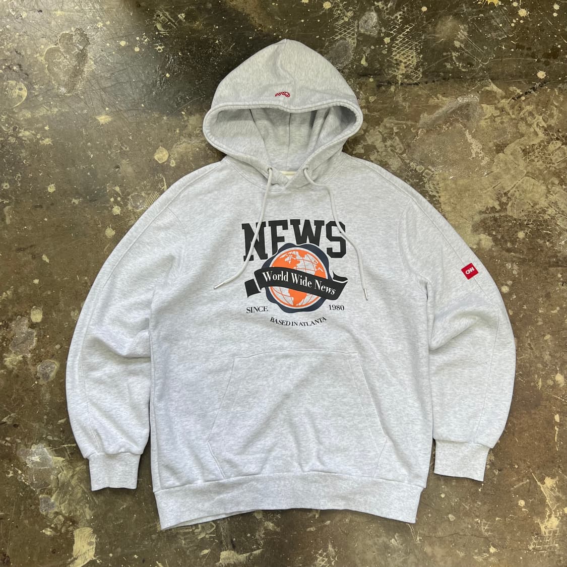 95) CNN 후드티 후드티셔츠 남녀공용 상품이미지3