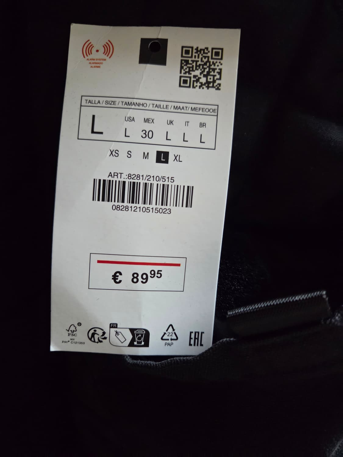 ZARA 자라 콘트라스트 워크 자켓 L 상품이미지7