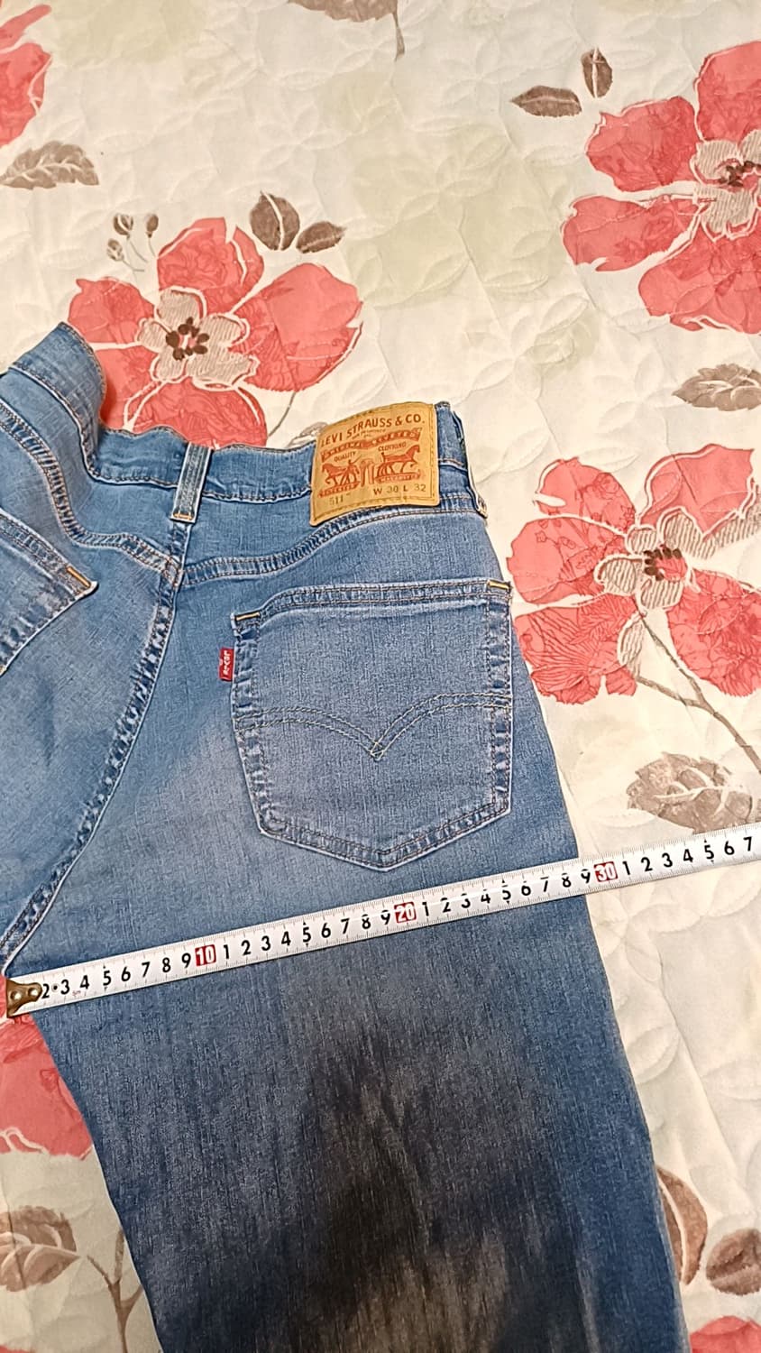 리바이스 511 짧고얇은청바지 30인치 기장92 상품이미지9