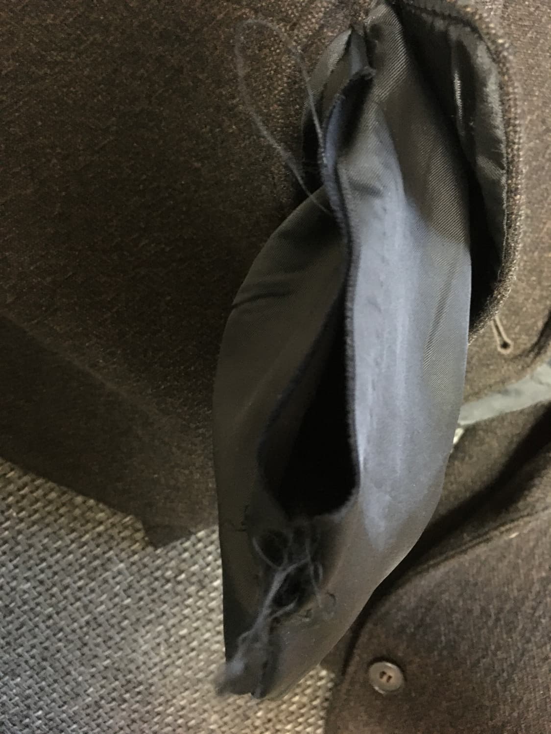 브라운 울 자켓 상품이미지5