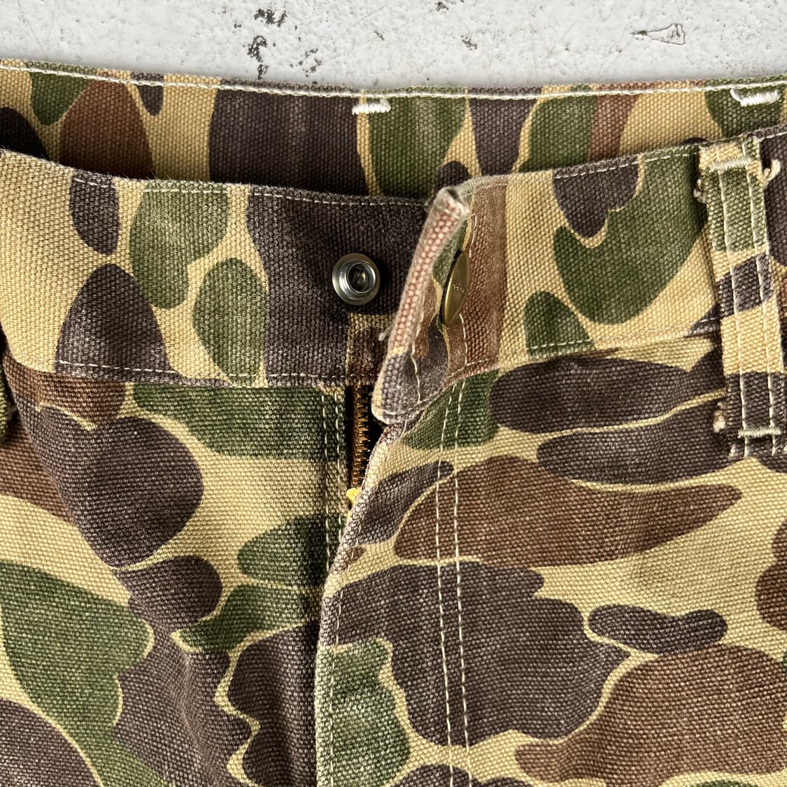 올드 칼하트 덕 카모 팬츠 WU103 상품이미지4