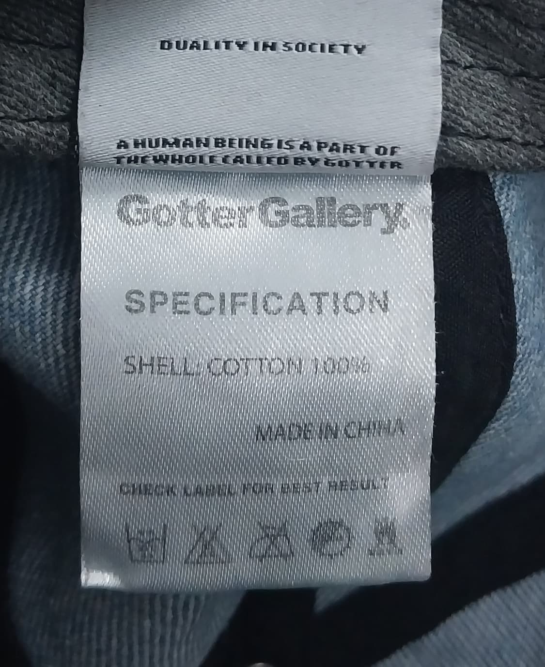 (새상품) 가터갤러리 데님 볼캡 상품이미지9