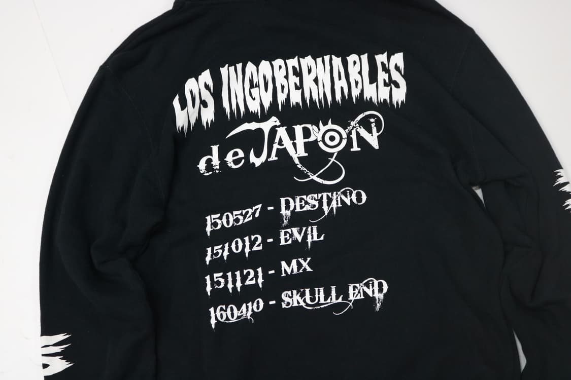 NJPW 신일본 프로레슬링 L.I.J 로스 인고베르나블레스 후드 집업  상품이미지9