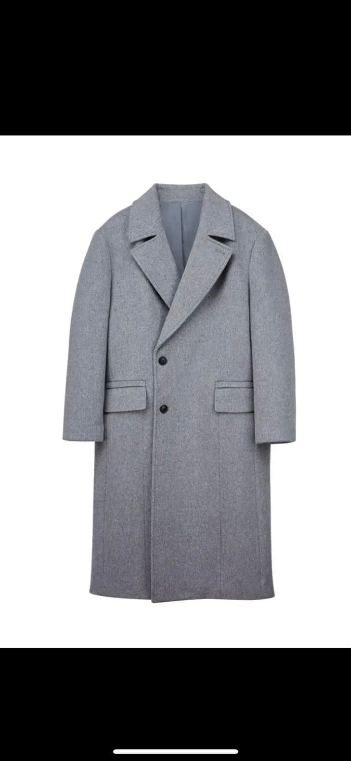 [110]일꼬르소 깡 콜라보 그레이 대디핏 반더블 맥시 코트 상품이미지2