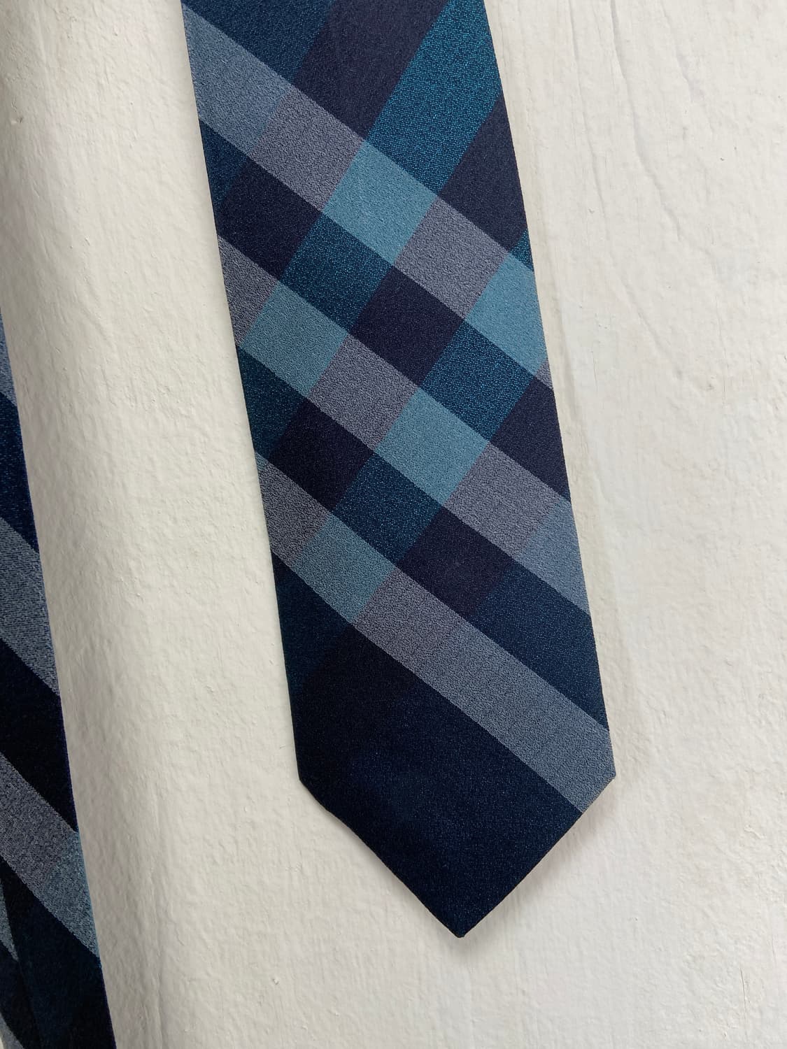 버버리 체크 신형라벨 명품 정품 넥타이 (Burberry) 상품이미지9