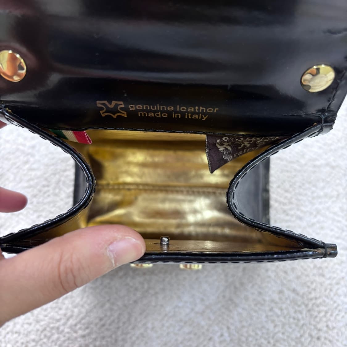 F 프라테시 천연 가죽 숄더백 0415E 상품이미지3