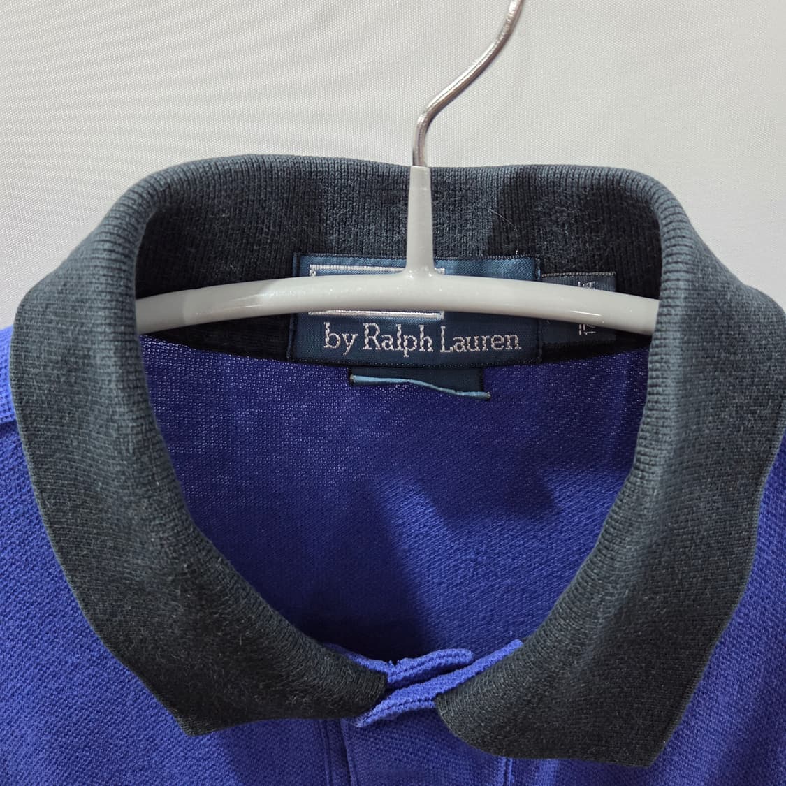 폴로랄프로렌 피케 카라 블랙와치 반팔티 M  상품이미지6