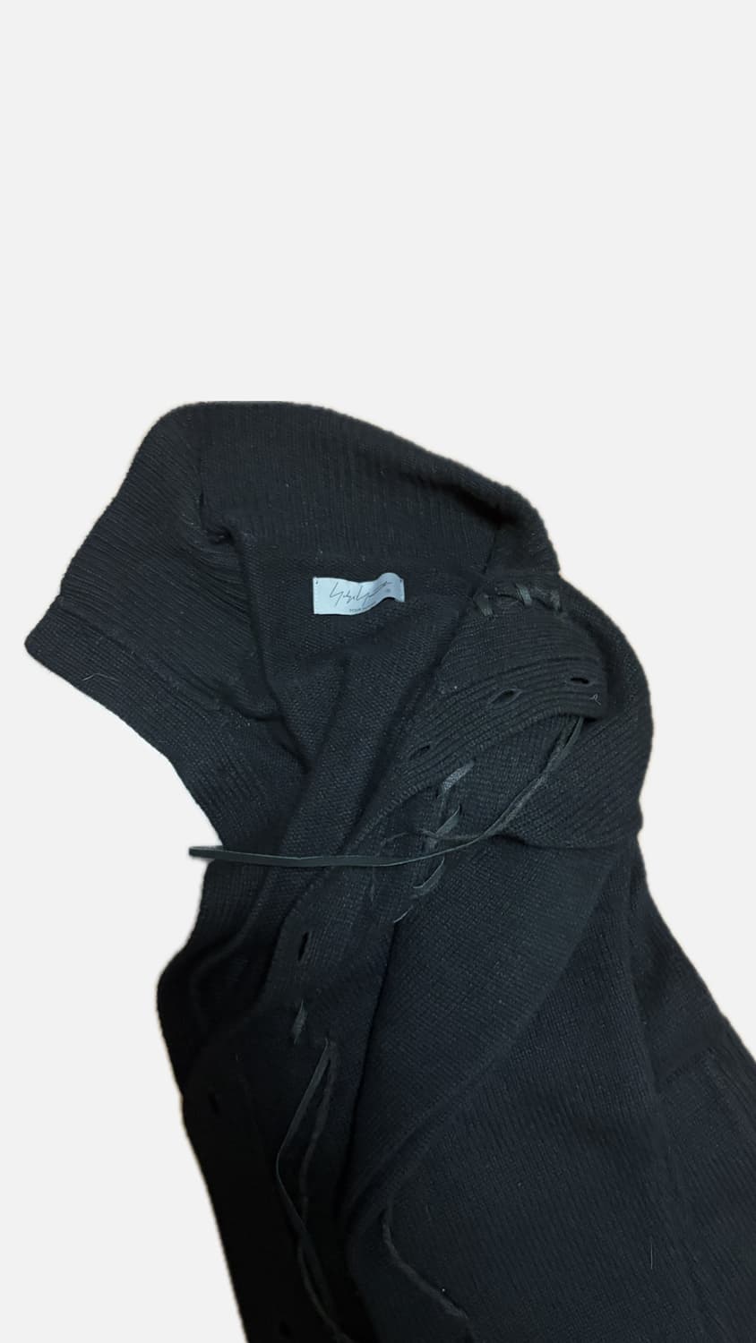 요지야마모토 22fw 니트 코트 상품이미지1