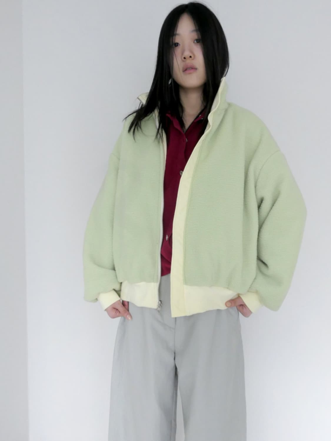 리버시블 플리스 점퍼 후리스 상품이미지5