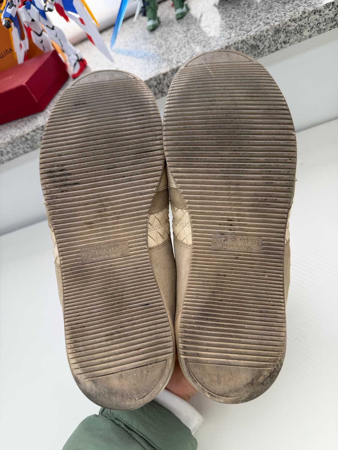 정품) 보테가베네타 버터플라이 인트레치아토 스니커즈 42.5 상품이미지8