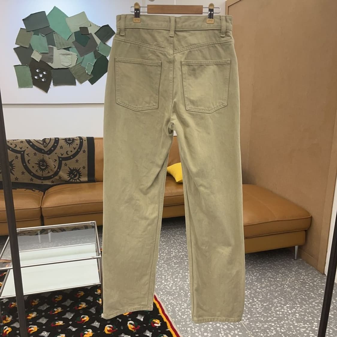 유니클로 U 르메르 빈티지 크림 면바지 코튼팬츠 25인치 C08070 상품이미지4