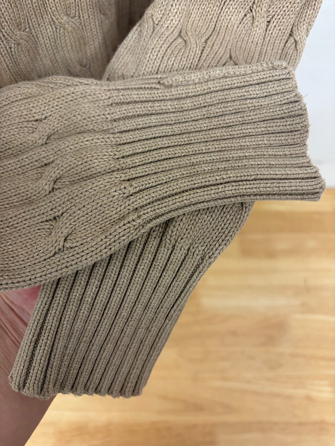 [105] 폴로 랄프로렌 케이블 카라 니트 브라운 상품이미지3