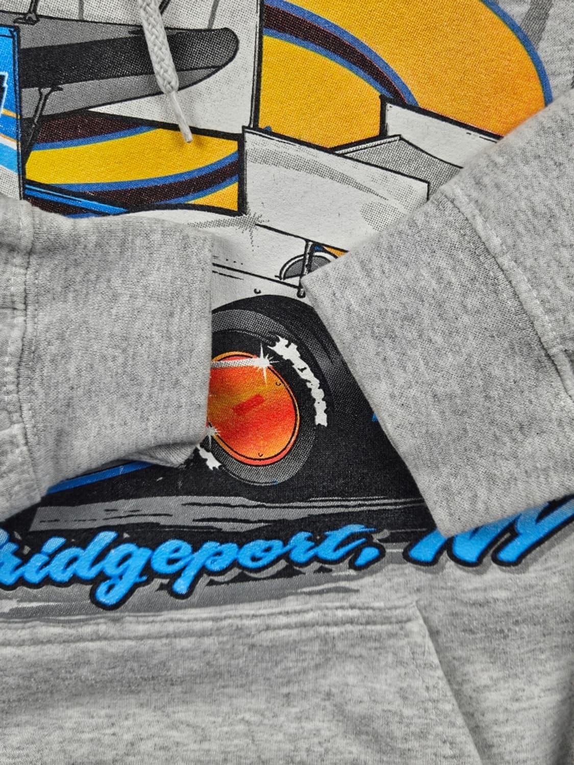 GILDAN 레이싱 프린팅 스웻 후드 티셔츠 ( L ) / 10683 상품이미지7