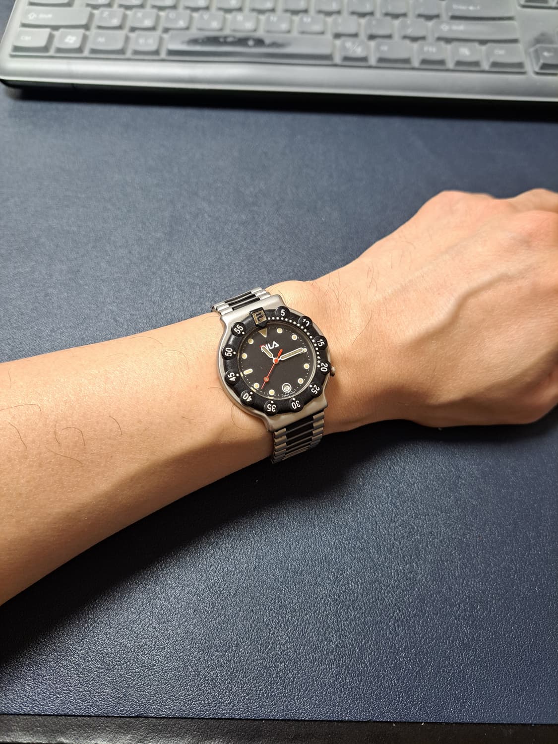 (빈티지) FILA 메탈 다이버 시계 상품이미지5