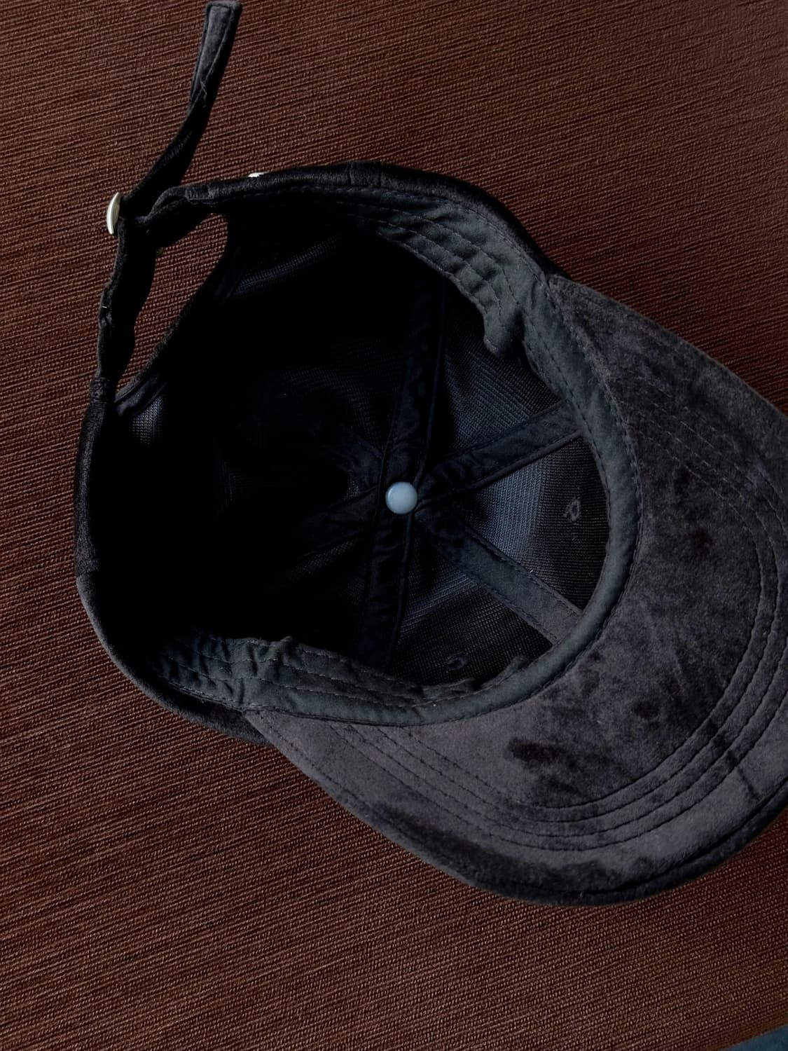 Design velour touch 6 panel cap 상품이미지6