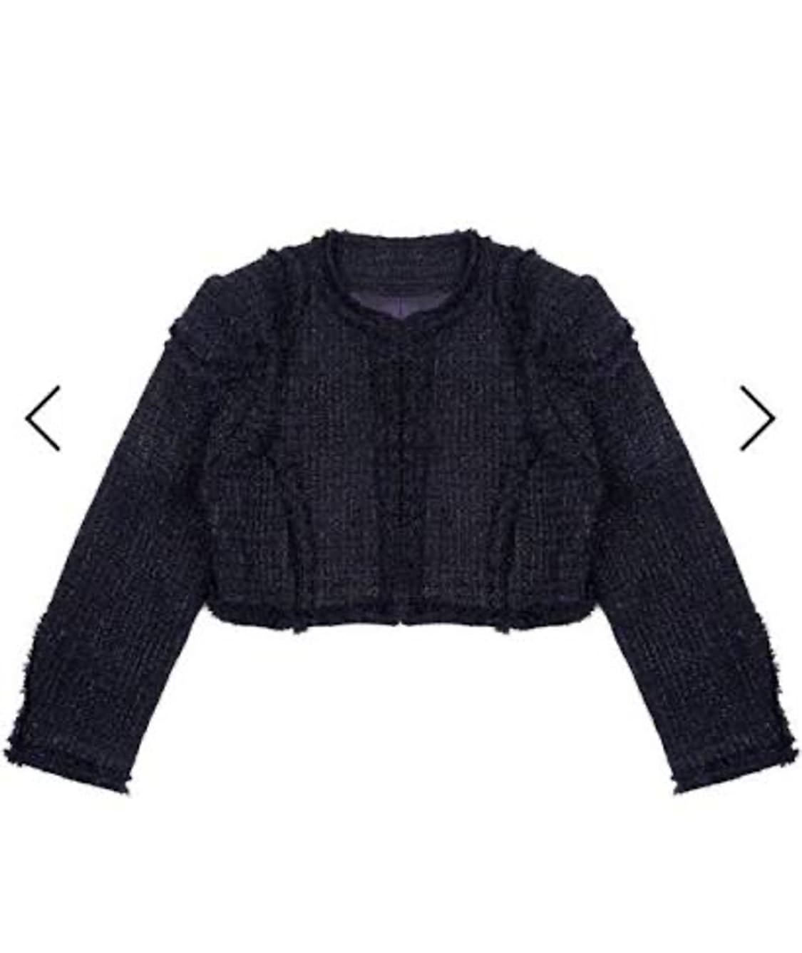 Dared 데어드 트위드자켓 네이비 상품이미지1