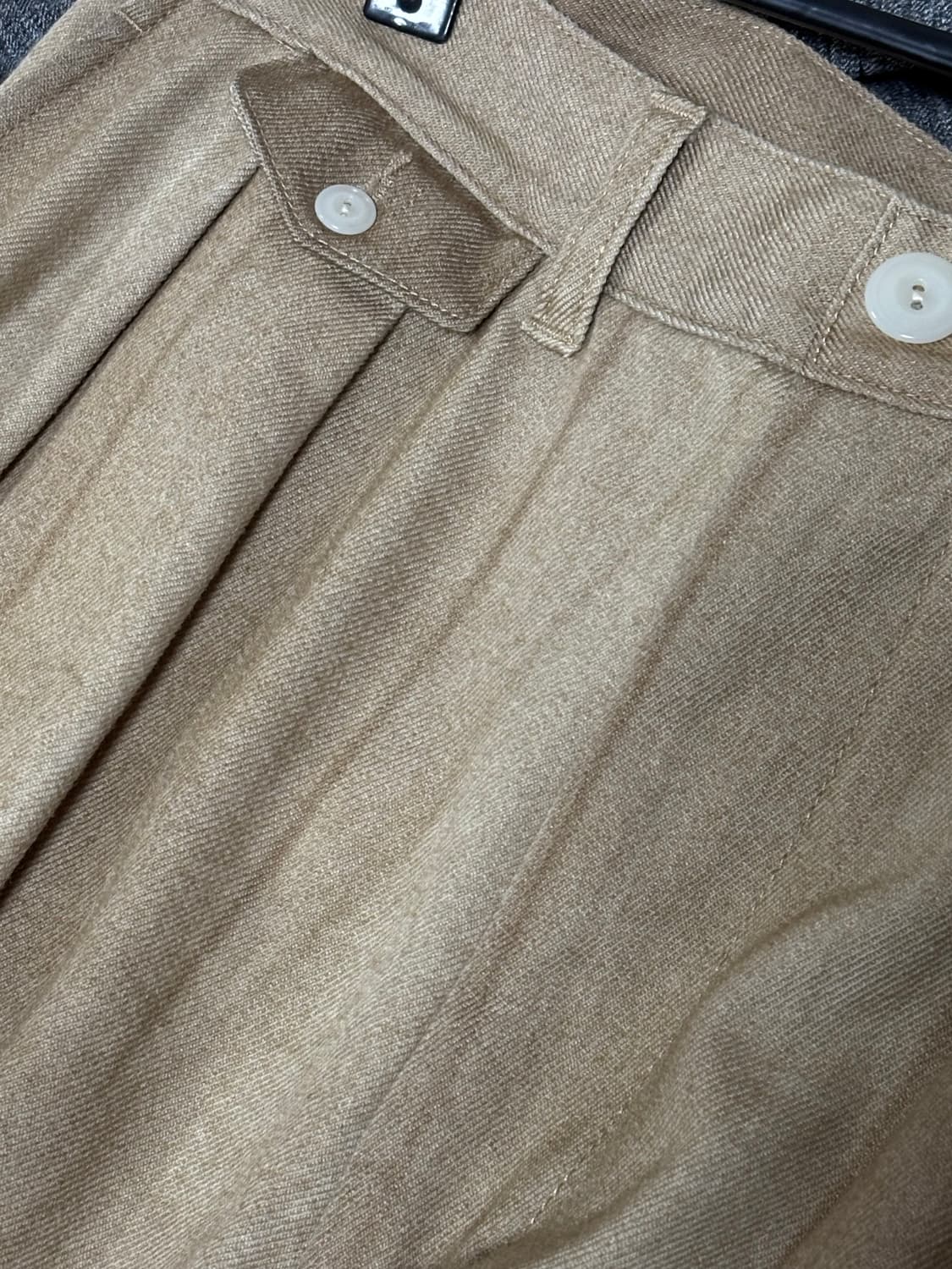 빔즈플러스 프린티드 울 투턱 트라우저 상품이미지3