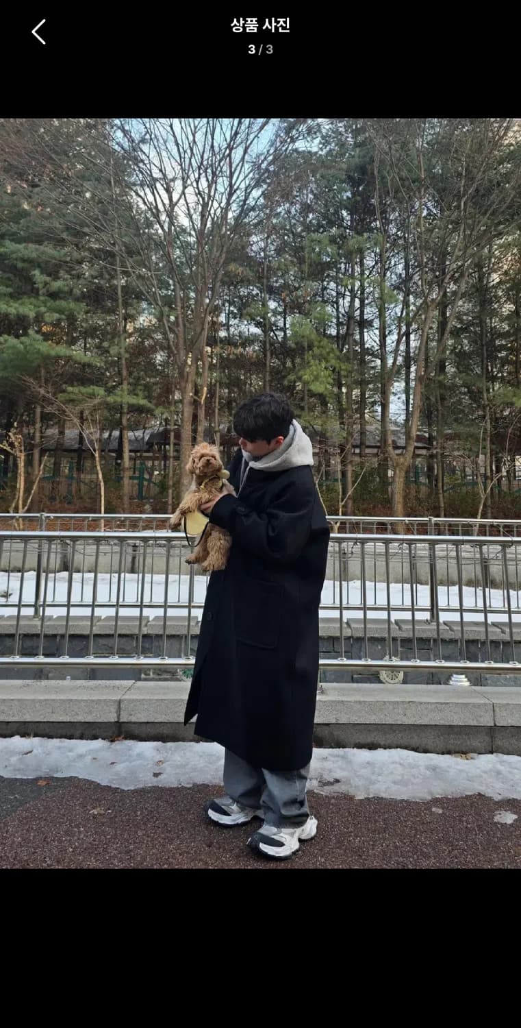 2사이즈 / 블랙 ) 언더마이카 리전02 발마칸 코트 상품이미지3