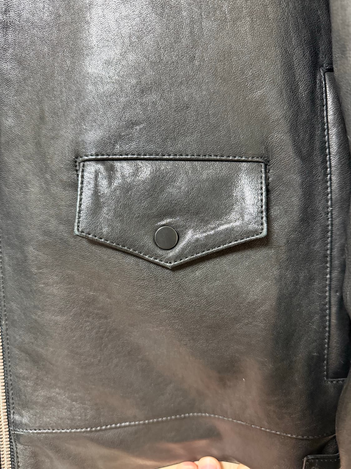 질스튜어트 뉴욕 램스킨 리얼레더자켓 S 상품이미지5