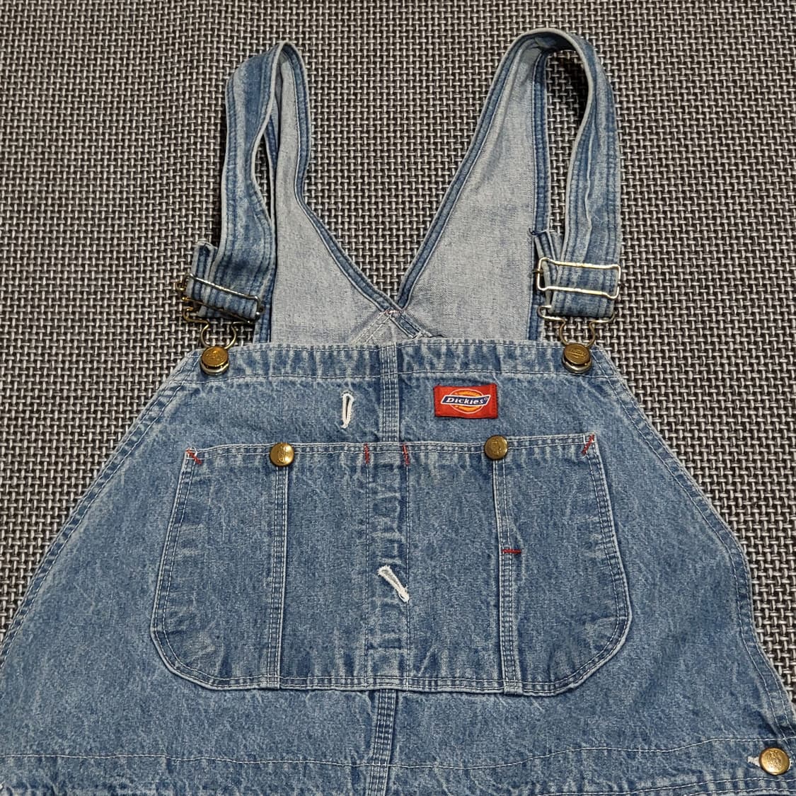 디키즈 데님 오버롤 멜빵바지 (40x32) 상품이미지1