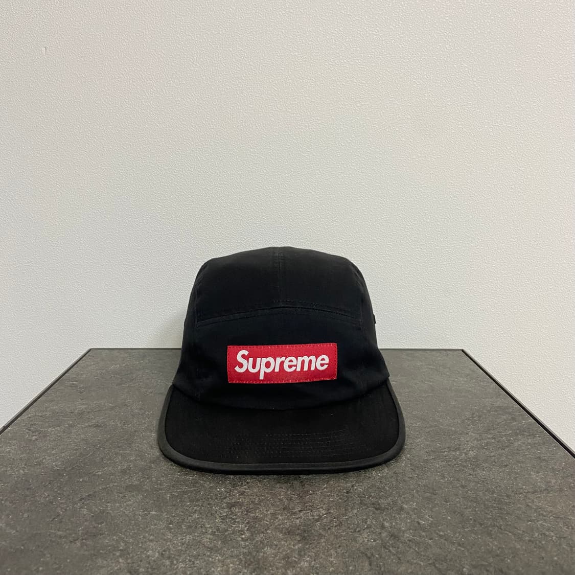 (OS) 슈프림 박스로고 캠프캡 모자 블랙 레드 박스로고 상품이미지1