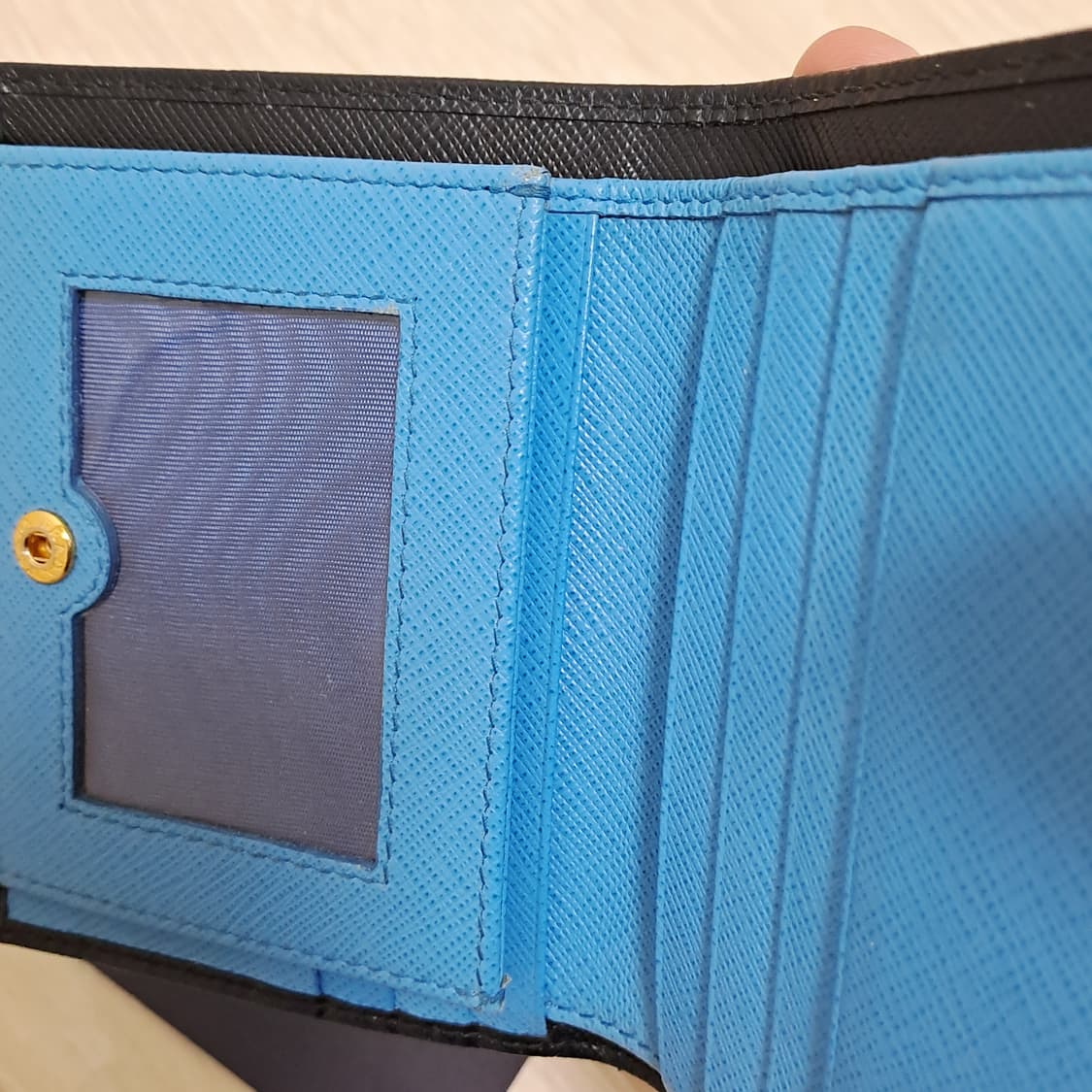 [100%/정품] 프라다 사피아노 로봇 컴팩트 지갑, 프라다지갑 상품이미지7