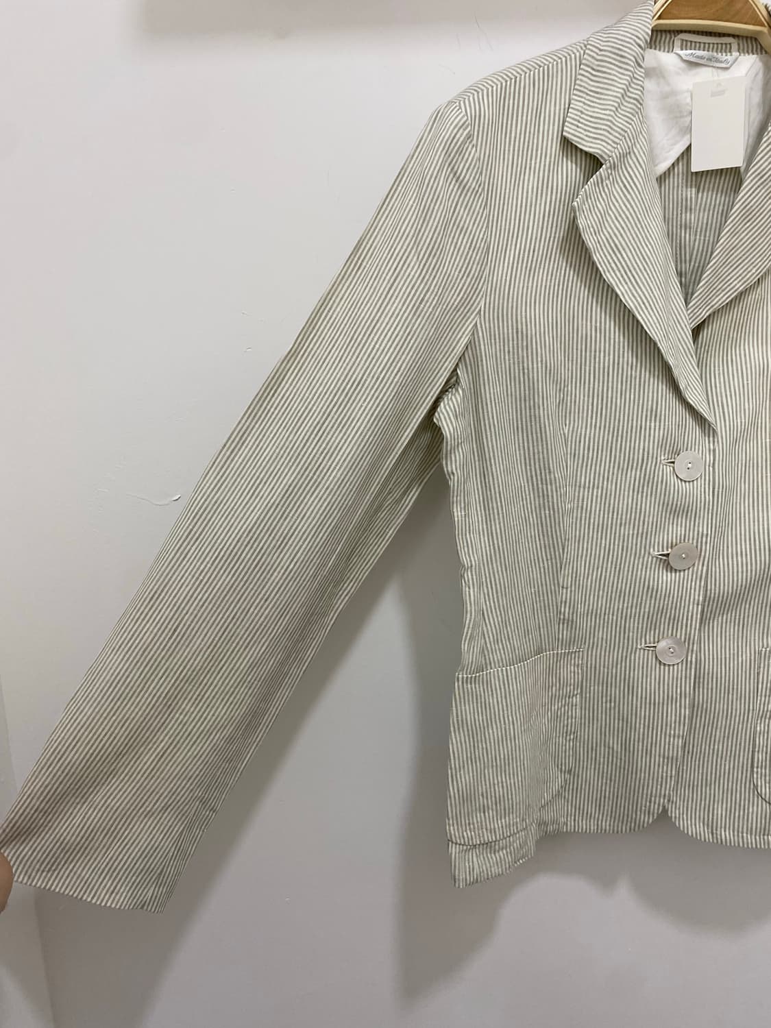 MaxMara 스트라이프 린넨자켓 상품이미지4