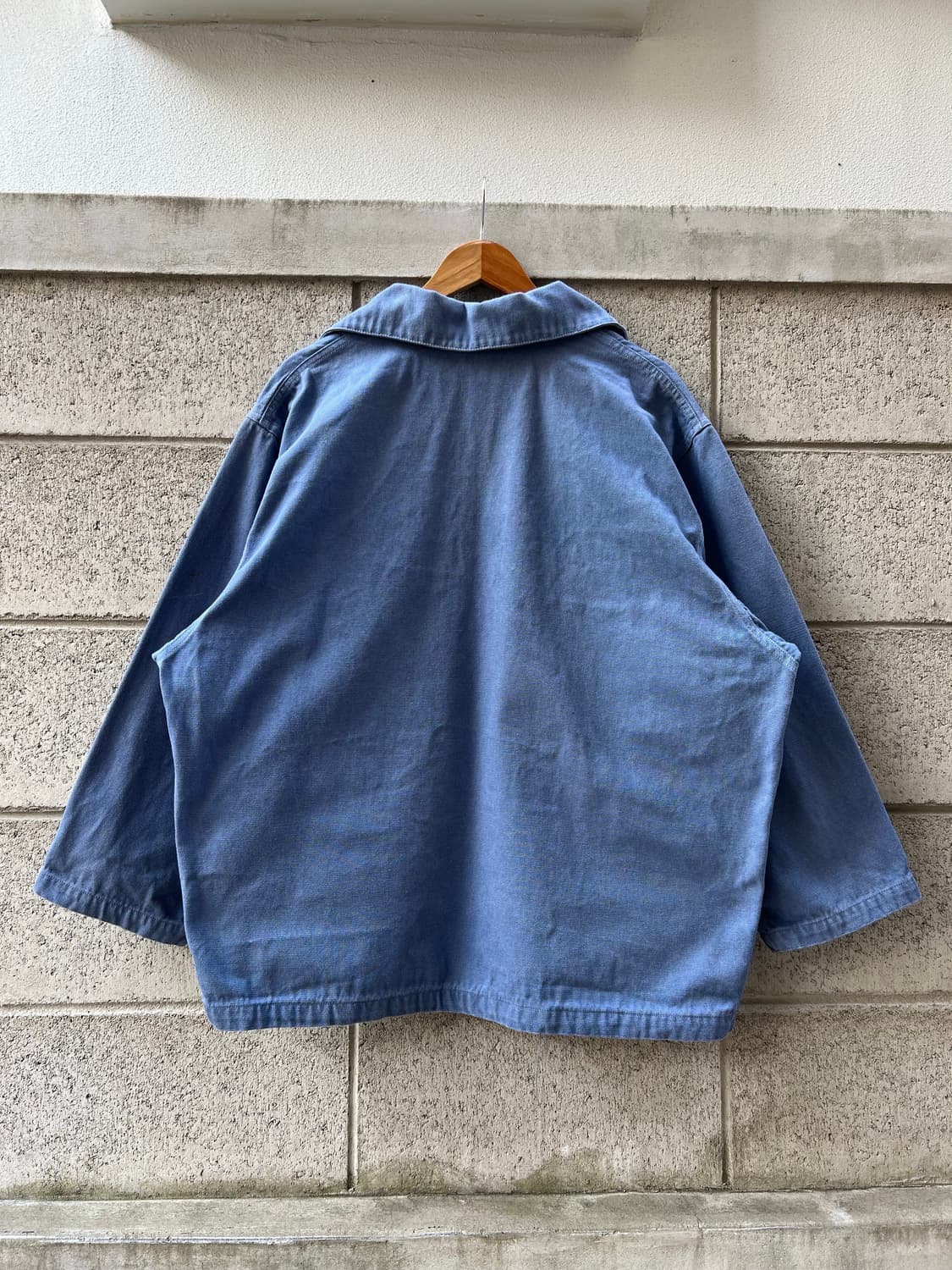 OLD VINTAGE LIGHT BLUE FRENCH 프렌치피셔맨스목자켓 상품이미지2