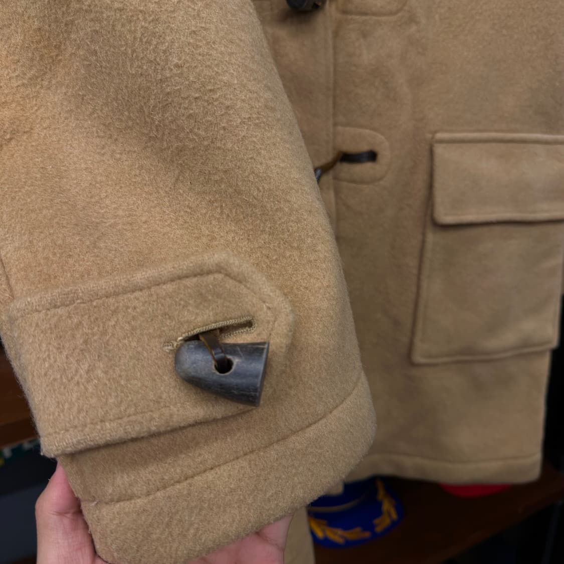 80s Gloverall 글로버올 더플코트 떡볶이 코트 XL 상품이미지5