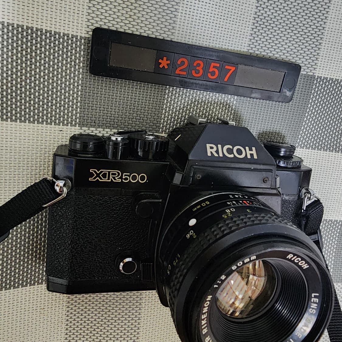 리코 XR-500 필름카메라 1대 2 단렌즈 블랙바디 상품이미지2