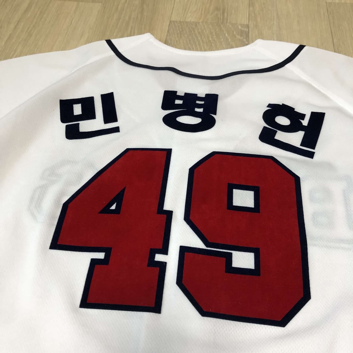 (95) 두산 베어스 두산 홈 민병헌 49 유니폼 두산 홈 민병헌 져지 상품이미지2