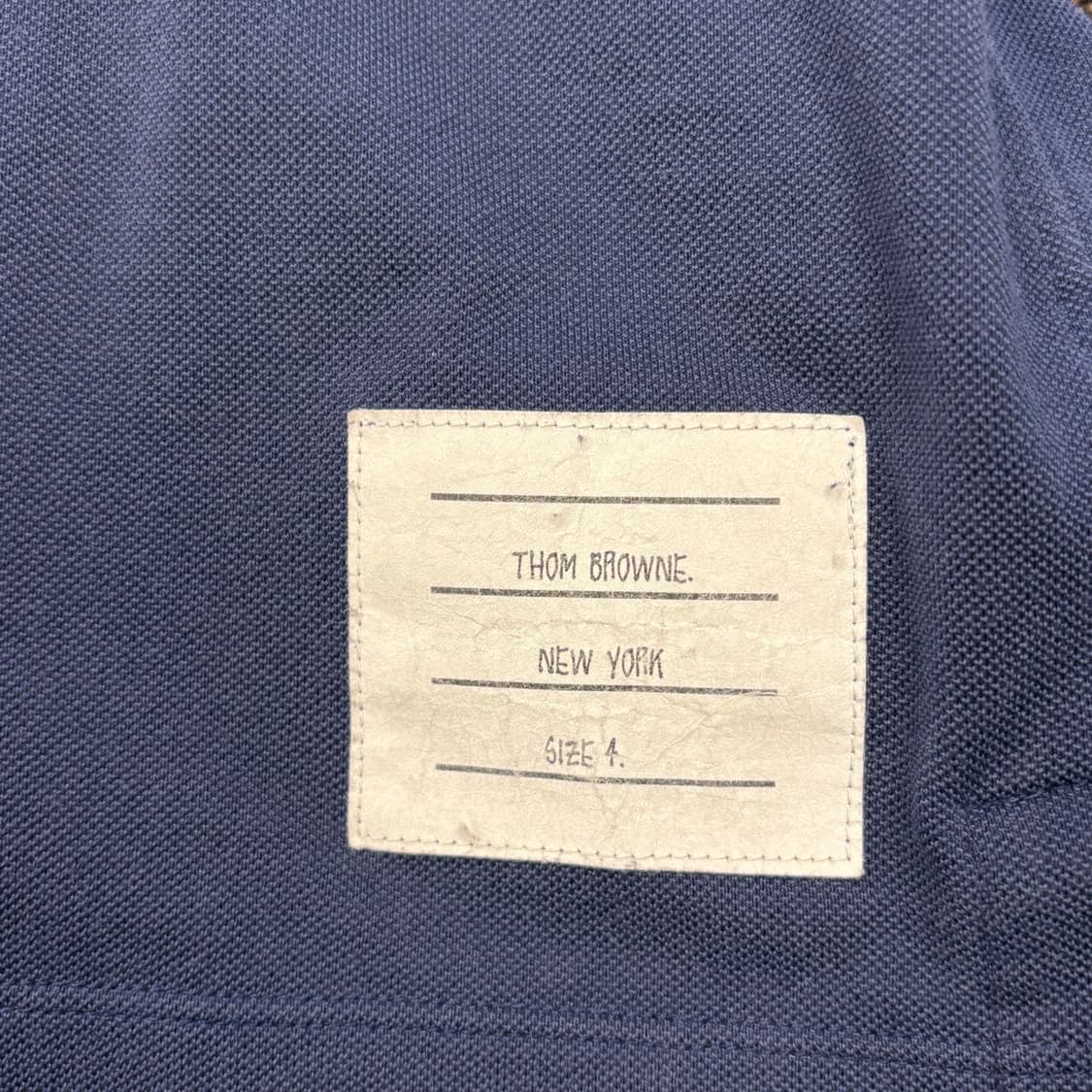 4 톰브라운 마린닻 네이비 반팔티 상품이미지6