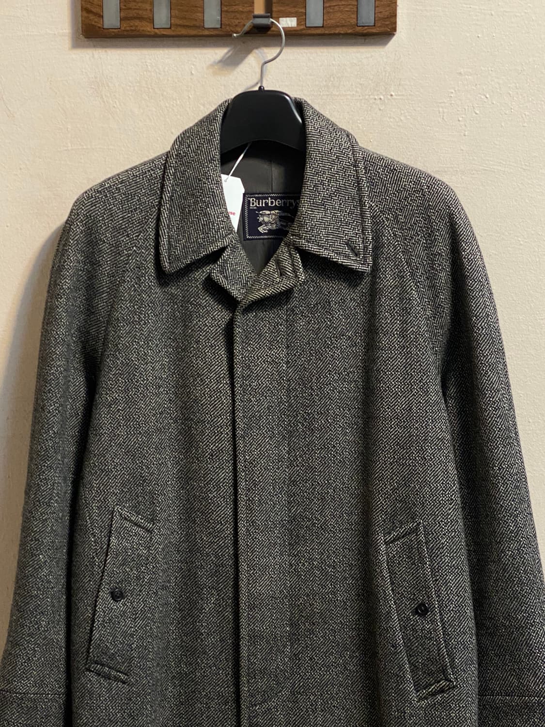 버버리 헤링본 울코트 상품이미지2