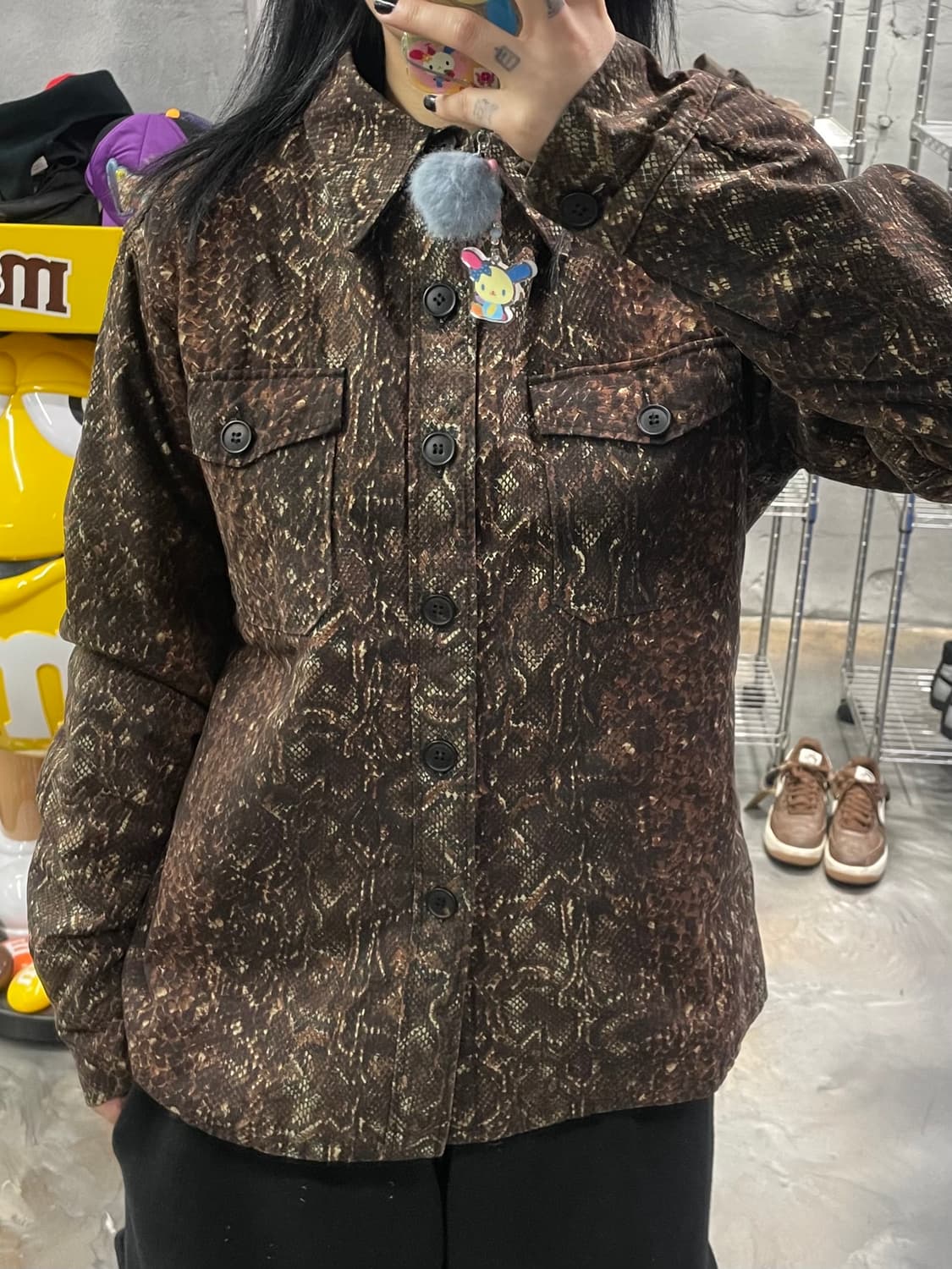 아페쎄 파이톤 퀼티드 자켓 상품이미지7